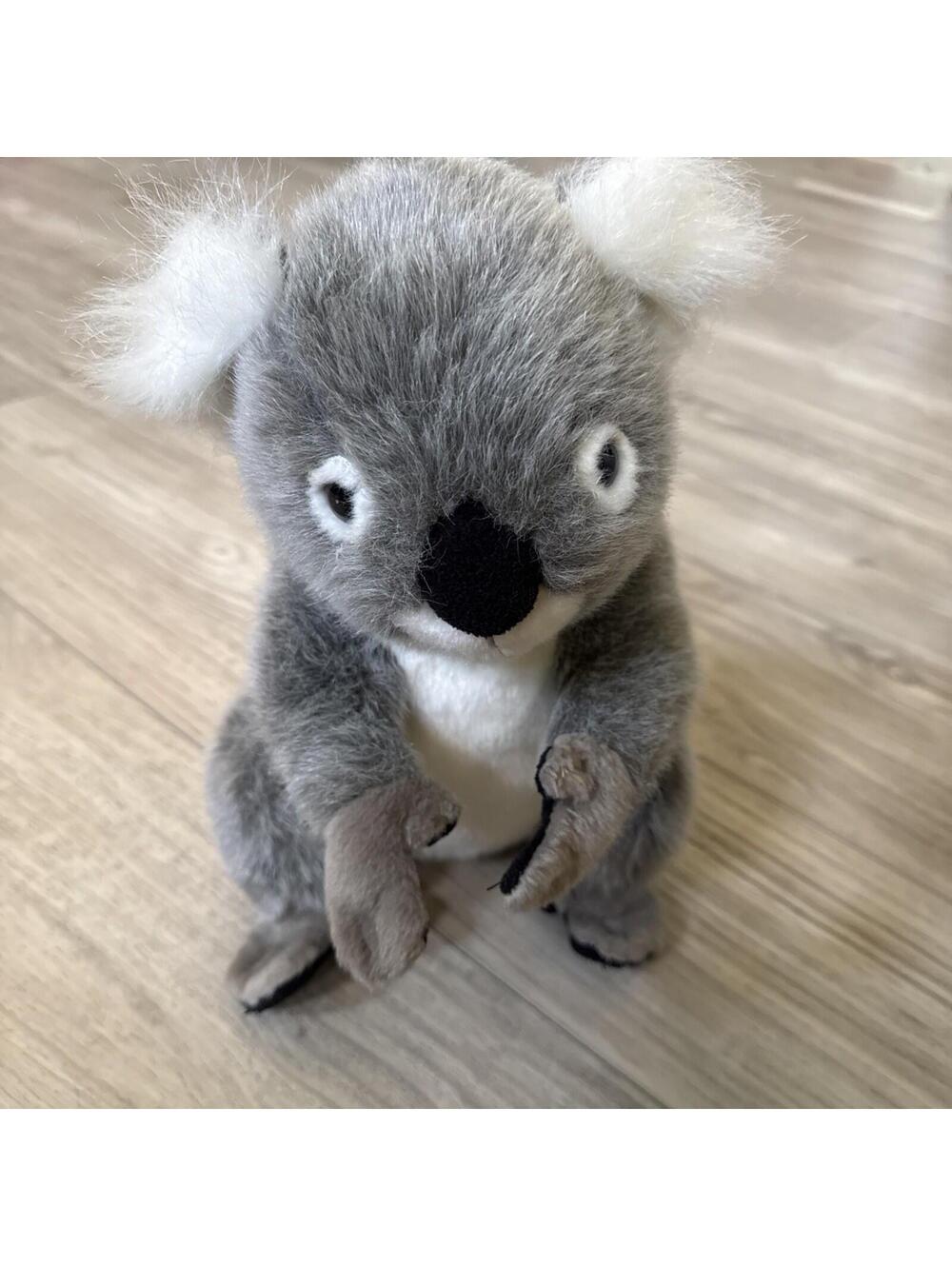 WWF World Wildlife Fund Koala Plush Stuffed Animal Toy Gray White Soft 12”